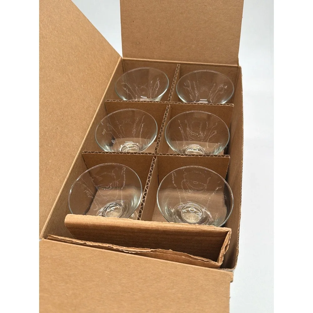 Libbey Just Desserts 25 Piece Mini Flare Glass Set with Spoons and Recipe Card